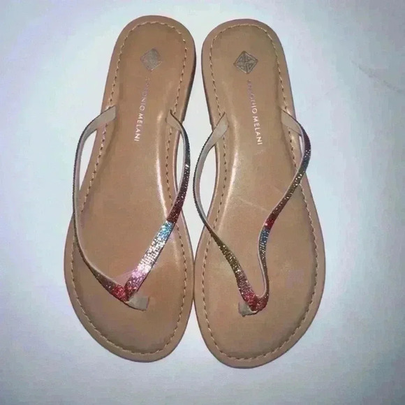 Antonio Melani Sandals /Size 5 1/2 /Multicolor, Rainbow Rhinestones / NEW! - Picture 4 of 10